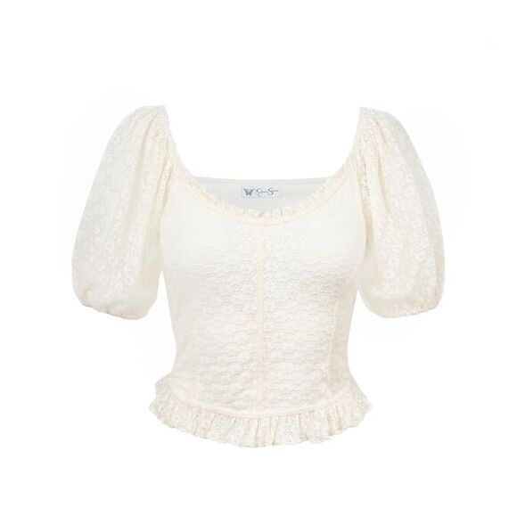 Women's Verona Lace Top Blouse Size XL - Picture 6 of 10